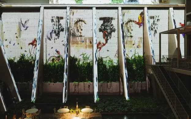 Lumen Hotel & The Lisbon Light Show pool